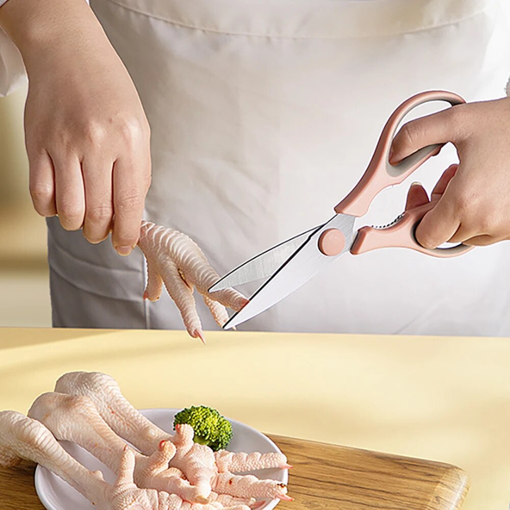 Paslanmaz çelik ev mutfak maka - Baby Food Scissors incelemesi ve fiyatı